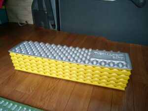 サーマレストの折りたたみ登山用マット